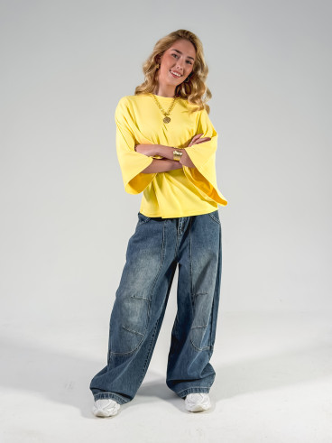 T-shirt Claire - Jaune T-shirt Claire - Jaune