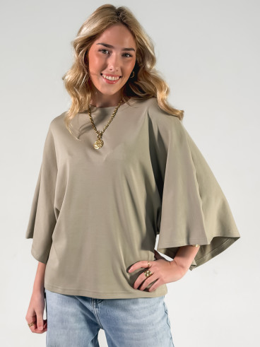 T-shirt Claire - Kaki