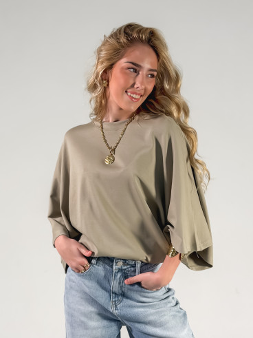 T-shirt Claire - Kaki