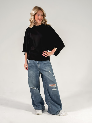 T-shirt Claire - Noir