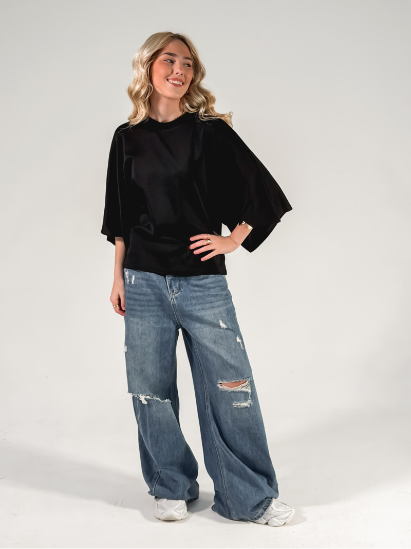 T-shirt Claire - Noir