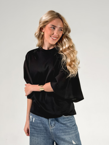 T-shirt Claire - Noir