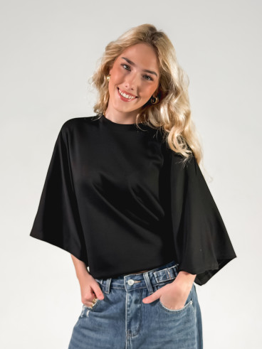 T-shirt Claire - Noir