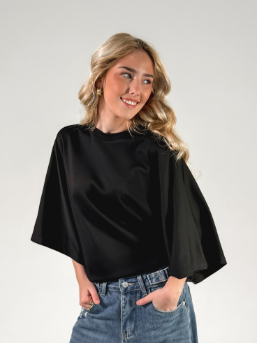 T-shirt Claire - Noir