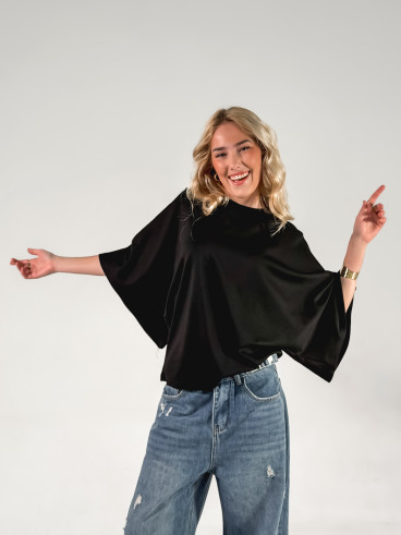 T-shirt Claire - Noir