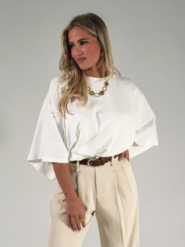 T-shirt Claire - Blanc