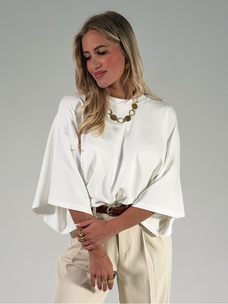 T-shirt Claire - Blanc