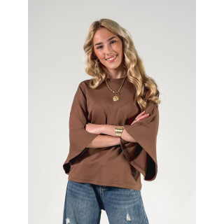 T-shirt Claire - Chocolat