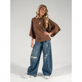 T-shirt Claire - Chocolat