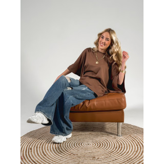 T-shirt Claire - Chocolat