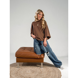 T-shirt Claire - Chocolat