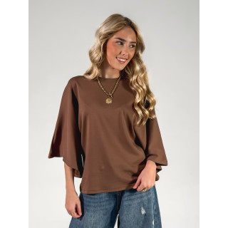 T-shirt Claire - Chocolat