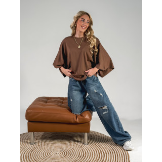 T-shirt Claire - Chocolat