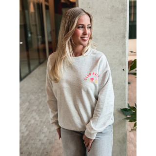 Pull "Club Matcha" - Gris