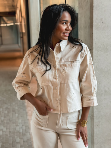 Chemise Calyssa - Beige Chemise Calyssa - Beige