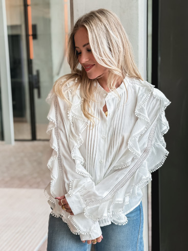 Chemisier Victoire - Blanc