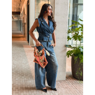 Veste sans manches Mayana - Bleu