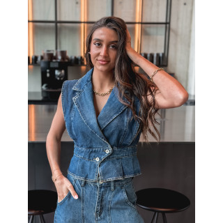 Veste sans manches Mayana - Bleu