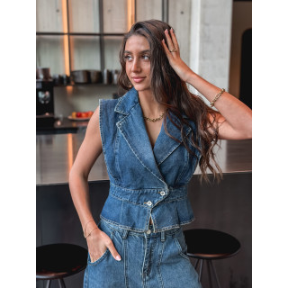 Veste sans manches Mayana - Bleu