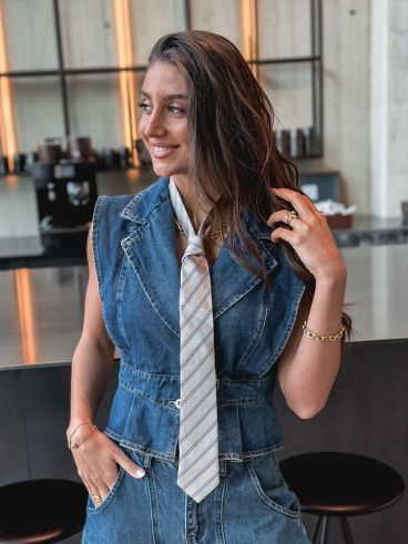 Veste sans manches Mayana - Bleu