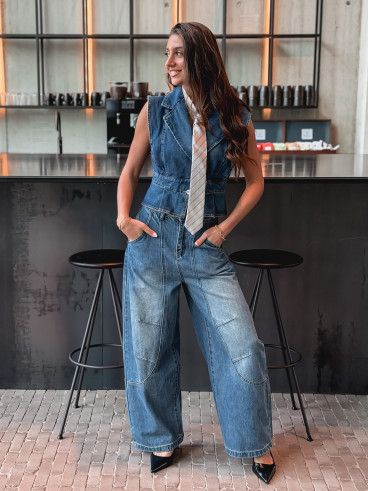 Veste sans manches Mayana - Bleu