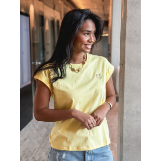 T-shirt Dina - Jaune/Doré