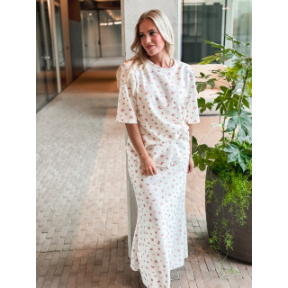 Blouse à fleurs Calathéa - Ecru