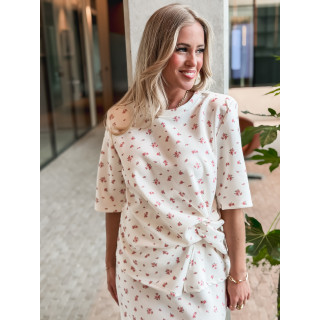 Blouse à fleurs Calathéa - Ecru