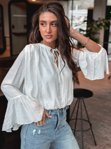 Blouse Elanor - Blanc