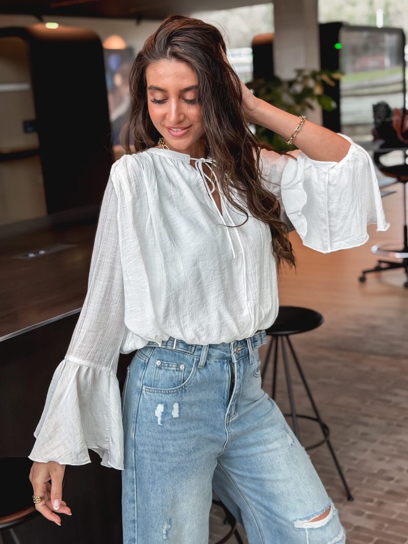 Blouse Elanor - Blanc