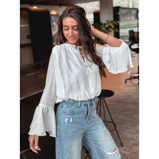 Blouse Elanor - Blanc