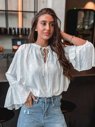 Blouse Elanor - Blanc