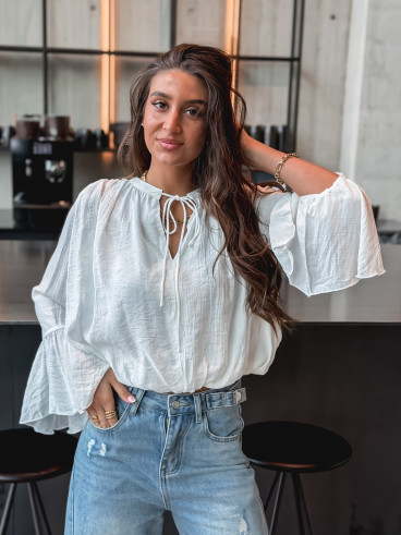 Blouse Elanor - Blanc
