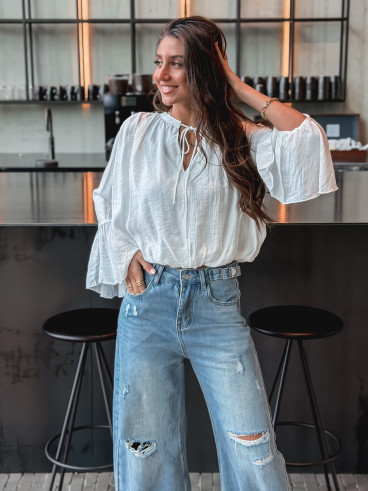 Blouse Elanor - Blanc