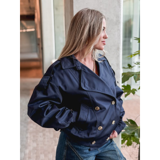 Trench court Baya - Bleu marine