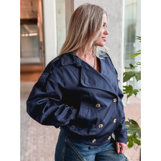 Trench court Baya - Bleu marine