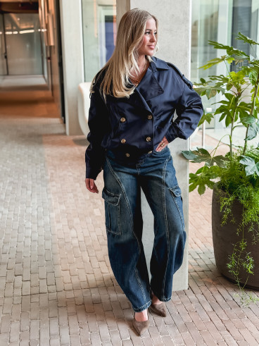 Trench court Baya - Bleu marine