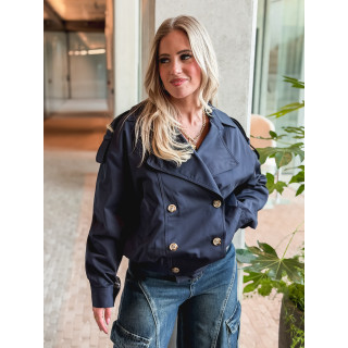 Trench court Baya - Bleu marine