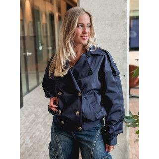 Trench court Baya - Bleu marine