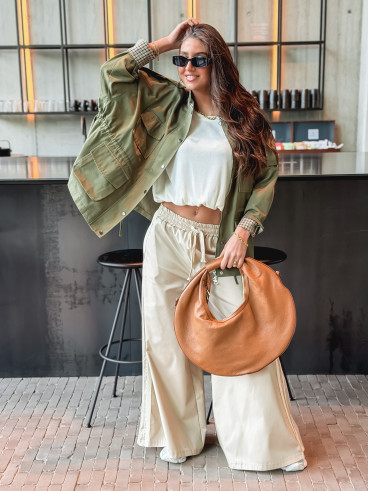 Sac en cuir Galina - Camel