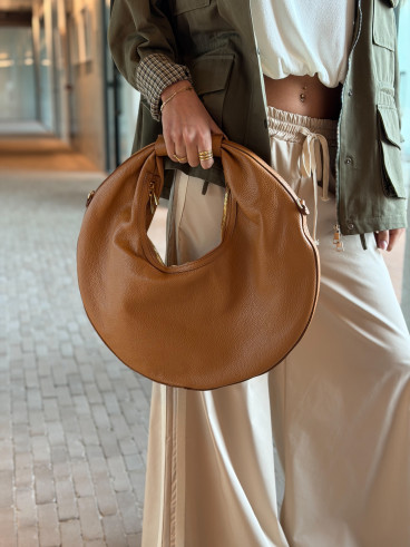 Sac en cuir Galina - Camel