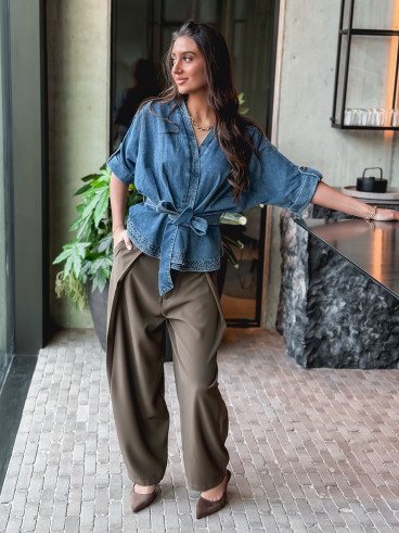 Pantalon Clea - Taupe