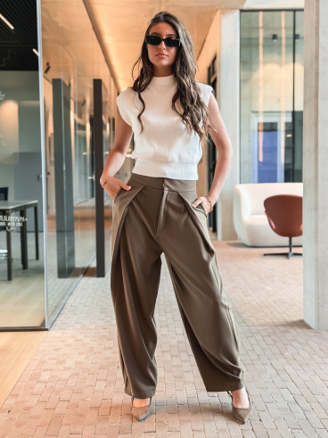 Blouse sans manches Lydie - Blanc