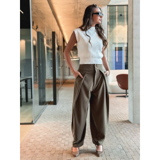 Blouse sans manches Lydie - Blanc