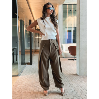 Pull sans manches Lydie - Blanc