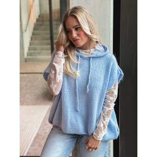 Blouse à motifs Séverine - Blanc