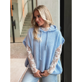 Blouse à motifs Séverine - Blanc