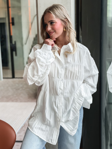 Chemise Adélie - Blanc