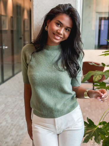 Pull Jihane - Kaki Pull Jihane - Kaki