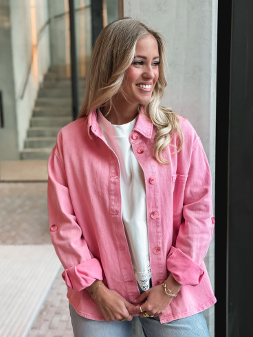 Chemise en jeans Marjorie - Rose Chemise en jeans Marjorie - Rose